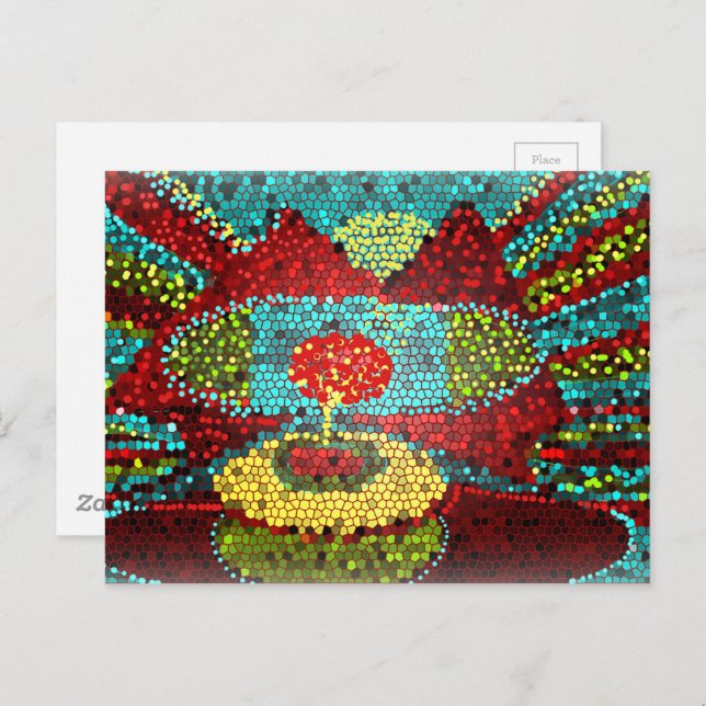 Abstract Mosiac Landscape Postcard (Front/Back)
