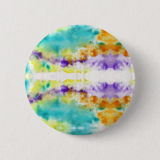 Abstract motif Paint on fabric design 6 Cm Round Badge