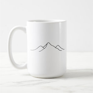 Abstract Mountain Coffee Mug