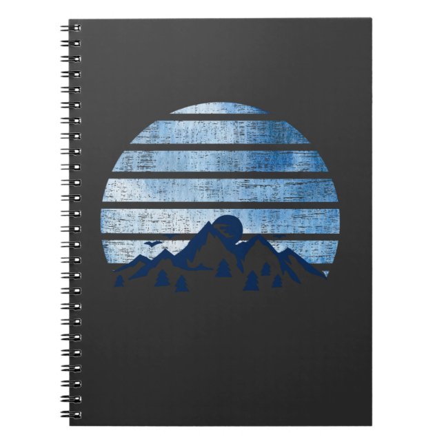 abstract mountain notebook (Front)