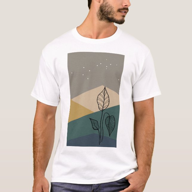  Abstract Mountain T-Shirt (Front)