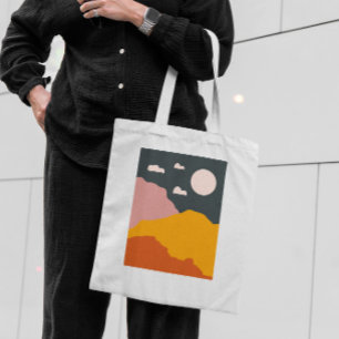 Abstract Mountains Tote Bag  