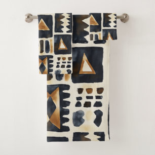 Abstract Mud Cloth Pattern