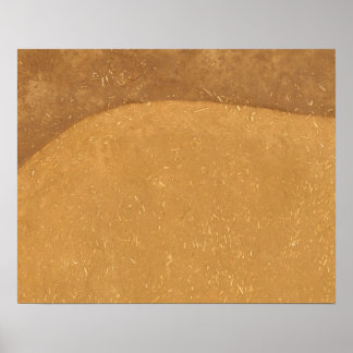 Abstract Mud Wall Texture Poster