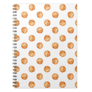 Abstract muffin pattern notebook