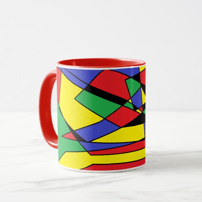 Abstract Mug (Front Left)