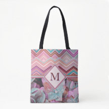 Abstract Multi-Colour Zig Zag Stripes