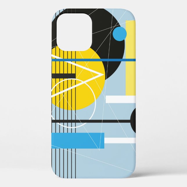 Abstract multi-coloured background of geometric ob Case-Mate iPhone case (Back)