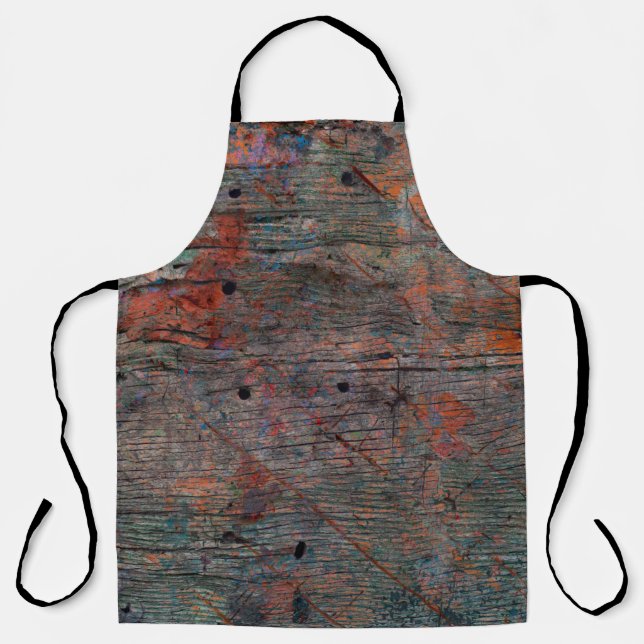 Abstract multicolor grunge background with abstrac apron (Front)