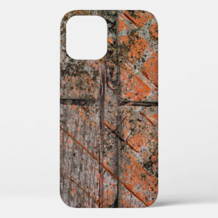 Abstract multicolor grunge background with abstrac iPhone 12 case