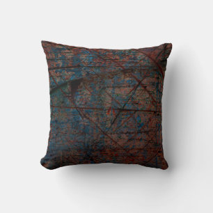 Abstract multicolor grunge background with abstrac cushion