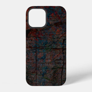 Abstract multicolor grunge background with abstrac iPhone 12 case