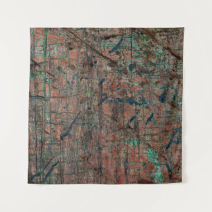 Abstract multicolor grunge background with abstrac tapestry