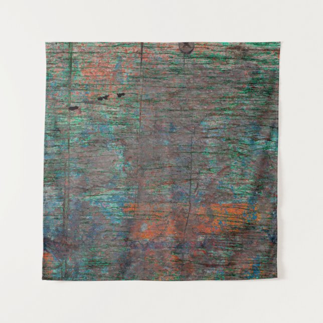 Abstract multicolor grunge background with abstrac tapestry (Front)