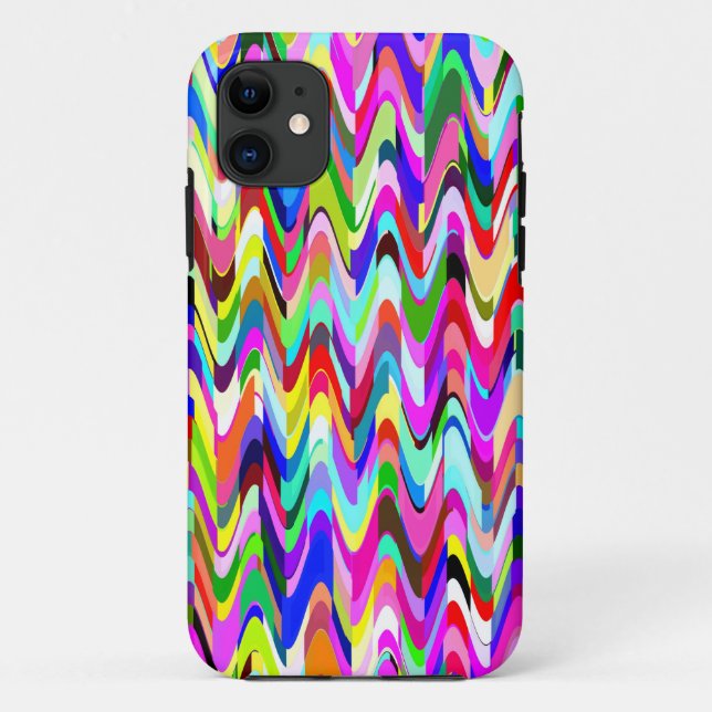 Abstract Multicolor Mosaic Pattern #4 Case-Mate iPhone Case (Back)