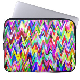 Abstract Multicolor Mosaic Pattern #6 Laptop Sleeve
