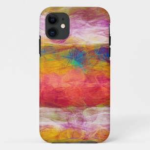 Abstract Multicolor Pastel Pattern #2 iPhone 11 Case