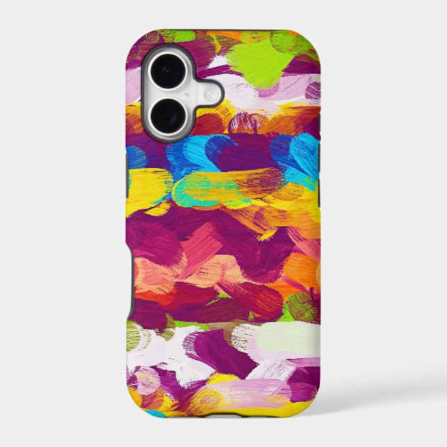 Abstract Multicolor Pastel Pattern #3 (Back)