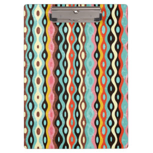 Abstract multicolor pattern clipboard