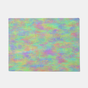 Abstract Multicolor Pattern Doormat