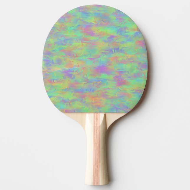 Abstract Multicolor Pattern Ping Pong Paddle (Front)