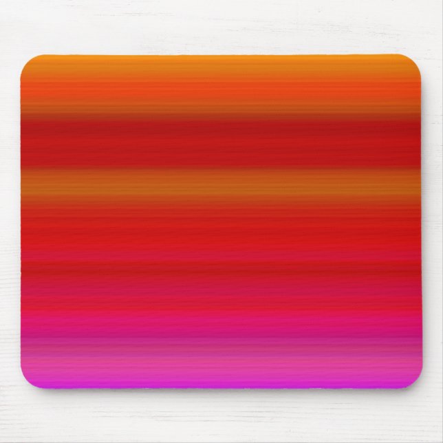 Abstract Multicolor Stripes Mouse Pad (Front)