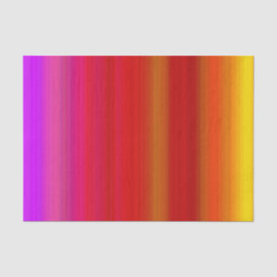 Abstract Multicolor Stripes Tissue Paper