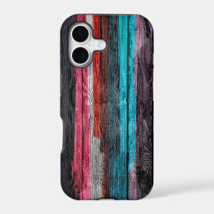 Abstract Multicolor Watercolor Stripes Pattern #4