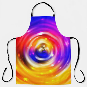 abstract multicolored background. brilliant circle apron