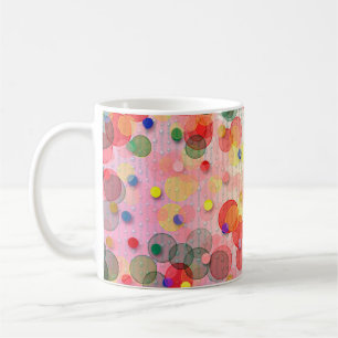 Abstract multicolored background with blur bokehc Coffee Mug