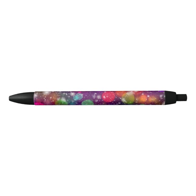 Abstract Multicolored Bokeh Background-25363 Black Ink Pen (Front)