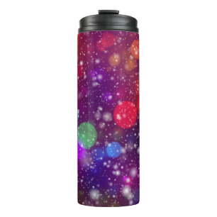 Abstract Multicolored Bokeh Background-25363 Thermal Tumbler