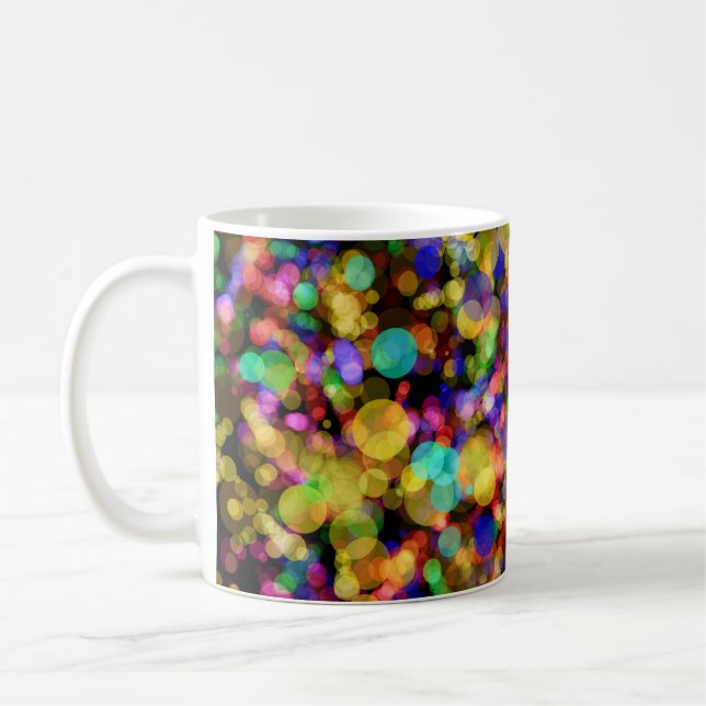 Abstract Multicolored Design-27099 Coffee Mug (Left)