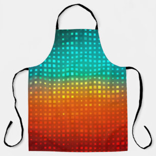 Abstract multicolored football or soccer backgroun apron