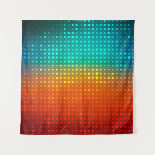 Abstract multicolored football or soccer backgroun tapestry