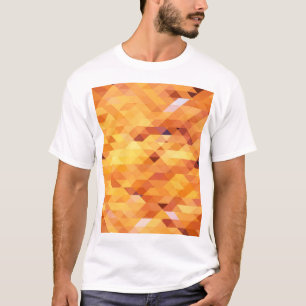 Abstract multicolored, low poly mosaic. T-Shirt