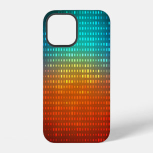 Abstract multicolored soccer, artistic lights. iPhone 12 case