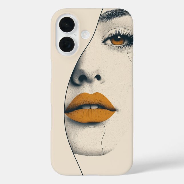 Abstract Muse Face Phone Case (Back)