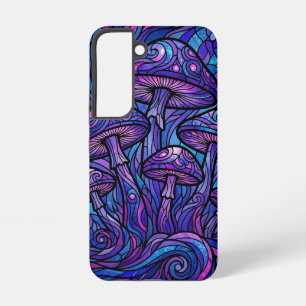 Abstract Mushroom Cluster Purple Samsung Cases