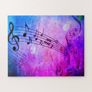 abstract music jigsaw puzzle