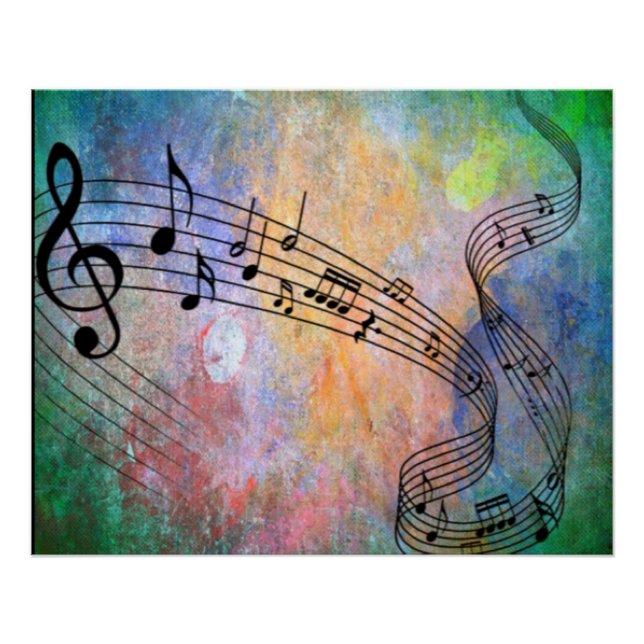 abstract music poster (Front)