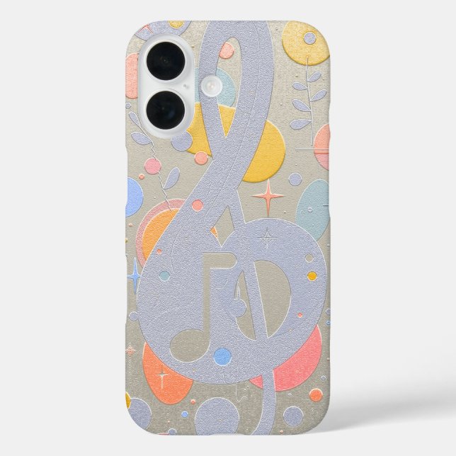Abstract Musical Note Artwork Case-Mate iPhone Case (Back)