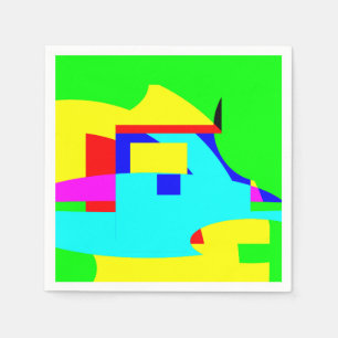 Abstract Napkin