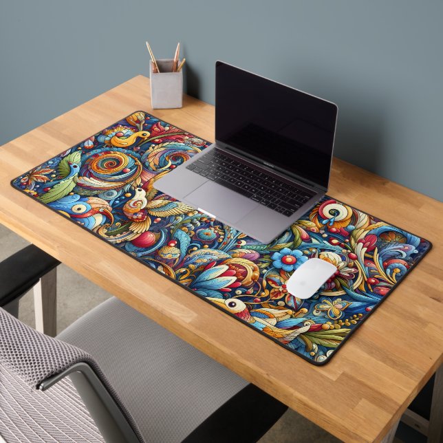 Abstract natural patterns desk mat (Office 2)