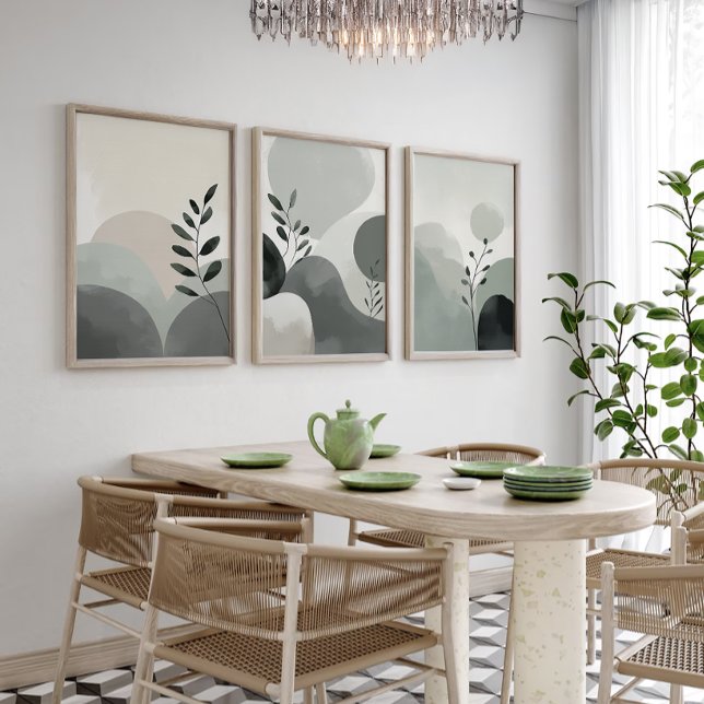 Abstract Nature Plant Minimalist Wall Art Set (Creator Uploaded)