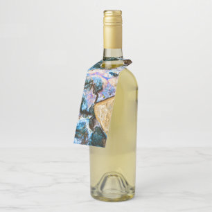 abstract nature still water bottle tag