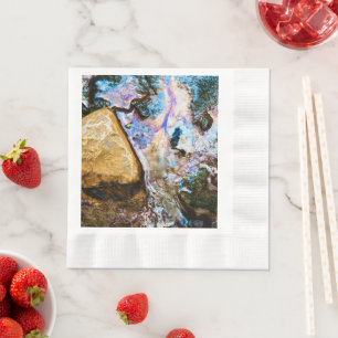 abstract nature still water napkins