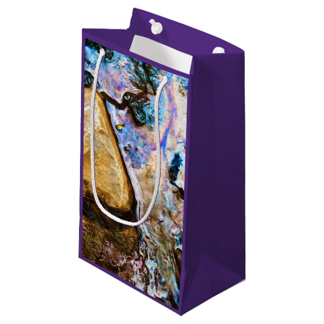 abstract nature still water small gift bag (Front Angled)