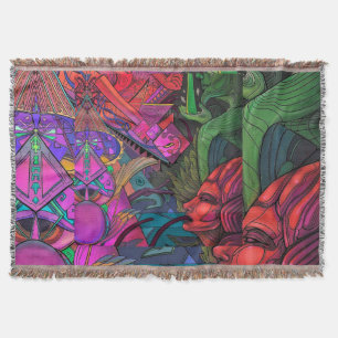 Abstract (Nature) Throw blanket