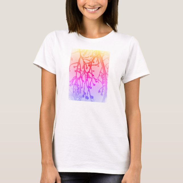 Abstract Nature Tree Snow T-Shirt (Front)